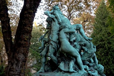 Der Triumph des Silenus (Bronze) von Aime Jules Dalou